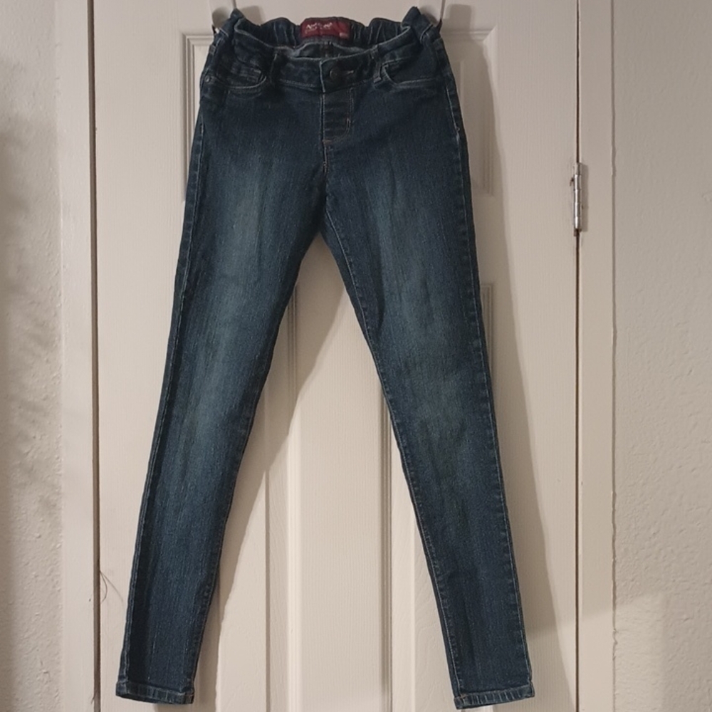 Arizona Jean Co Girl's Size 12 REG Blue Jeans skinny Jegging